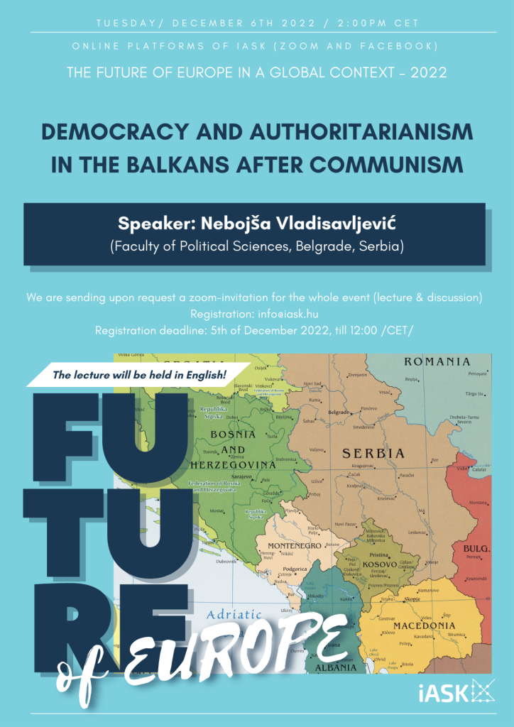 Nebojsa Vladisavljevic Future of Europe iASK